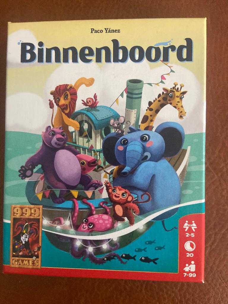 Binnenboord, Trois ou quatre joueurs, Envoi, Comme neuf, 999 games