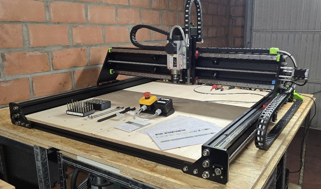 Volledig uitgeruste en opgebouwde CNC-machine — 0 draaiuren!, Doe-het-zelf en Bouw, Ophalen, Overige soorten, Ratrig, Zo goed als nieuw