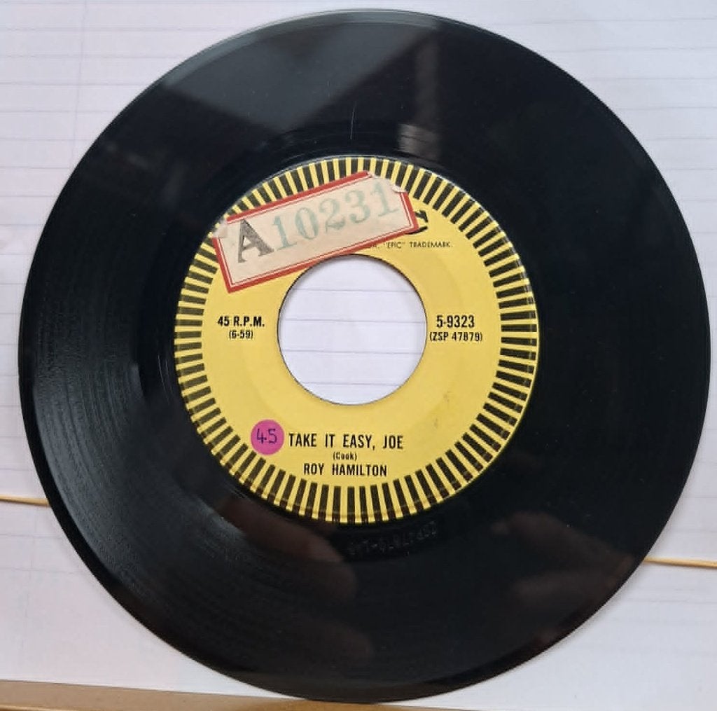 Popcorn Groove/Roy Hamilton - Doe het rustig aan Joe, Gebruikt, Pop, Originele persing, 7 inch