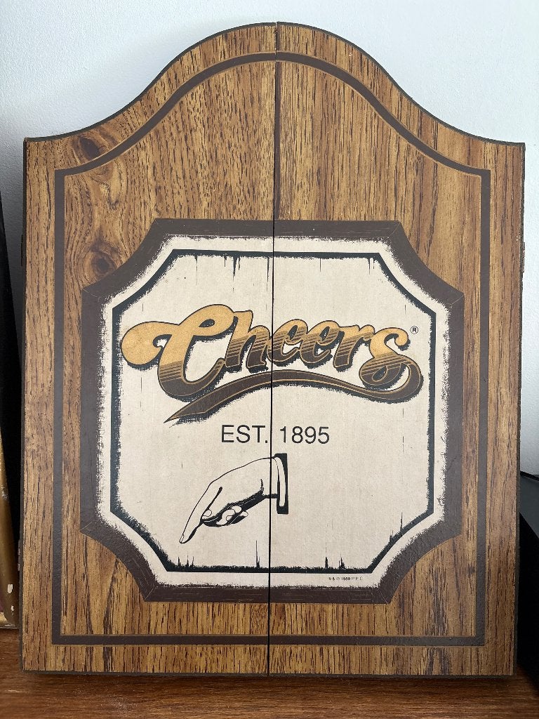 Cheers Dartboard origineel ‘89, Sport en Fitness, Ophalen, Gebruikt