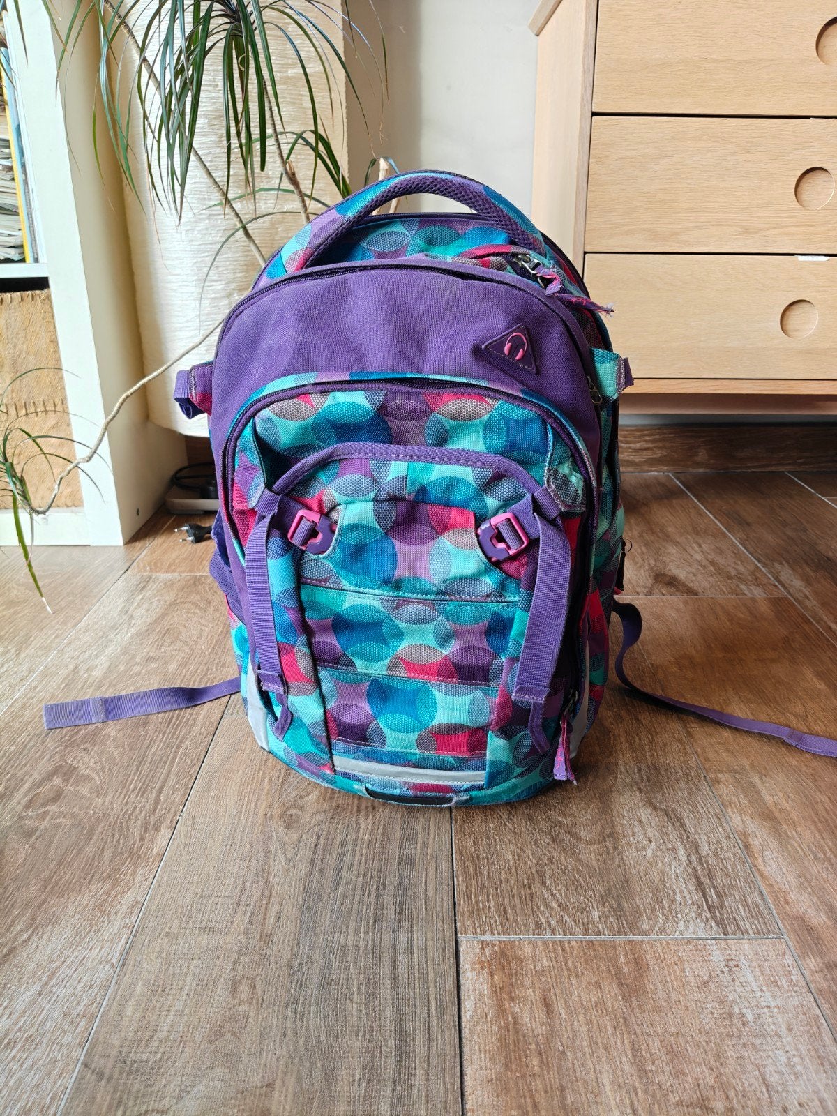 school rugzak Satch paars, Rugtas, Paars, 40 tot 50 cm, Ophalen of Verzenden