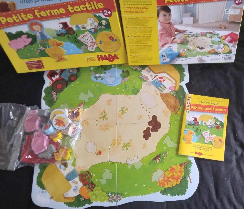 Petite ferme tactile / Voelen en tasten - Haba [2+], Enlèvement, Utilisé, Puzzles