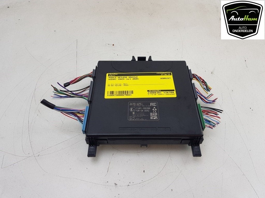 MODULE KEYLESS VEHICLE Suzuki Ignis (MF) (01-2016/-), Gebruikt, Img@isuzu.de, Isuzu Motors Germany GmbH, Suzuki