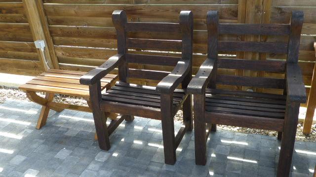 Authentieke Engelse hardhouten tuinmeubelen, Tuin en Terras, Tuinbanken, Gebruikt, Overige materialen, Ophalen