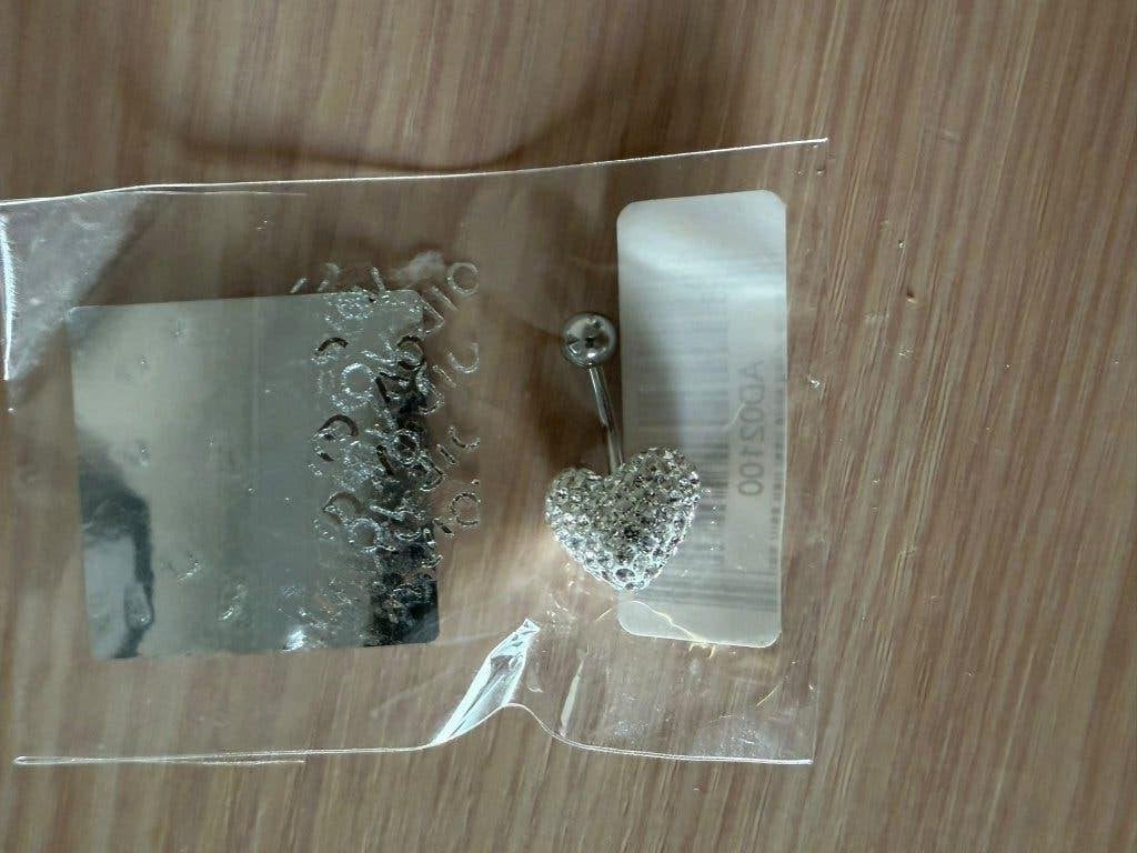 Navelpiercing, Handtassen en Accessoires, Ophalen, Navelpiercing, Nieuw, Zilver
