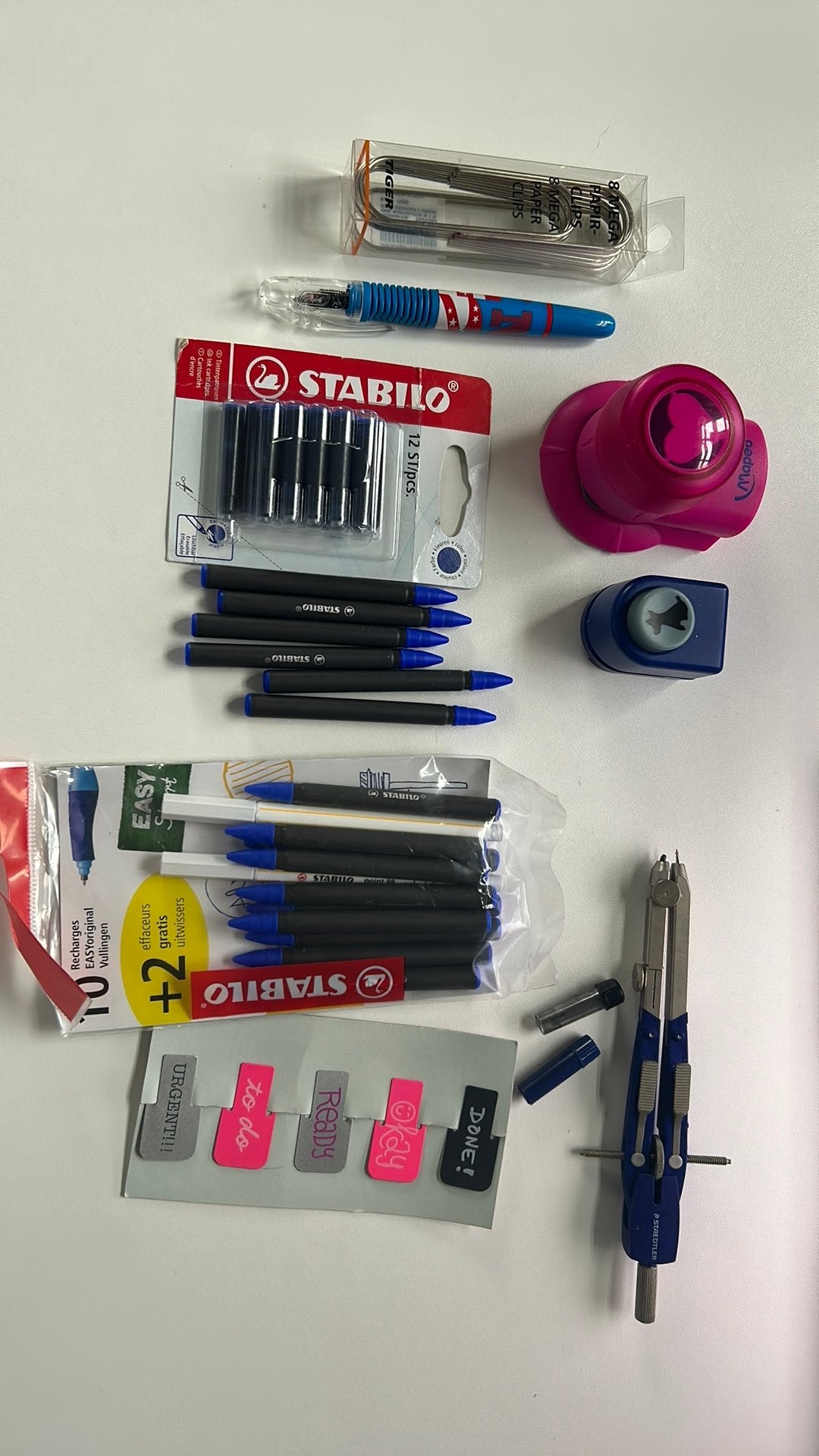 inktbuisjes en extra schoolspullen, Diversen, Ophalen, Zo goed als nieuw
