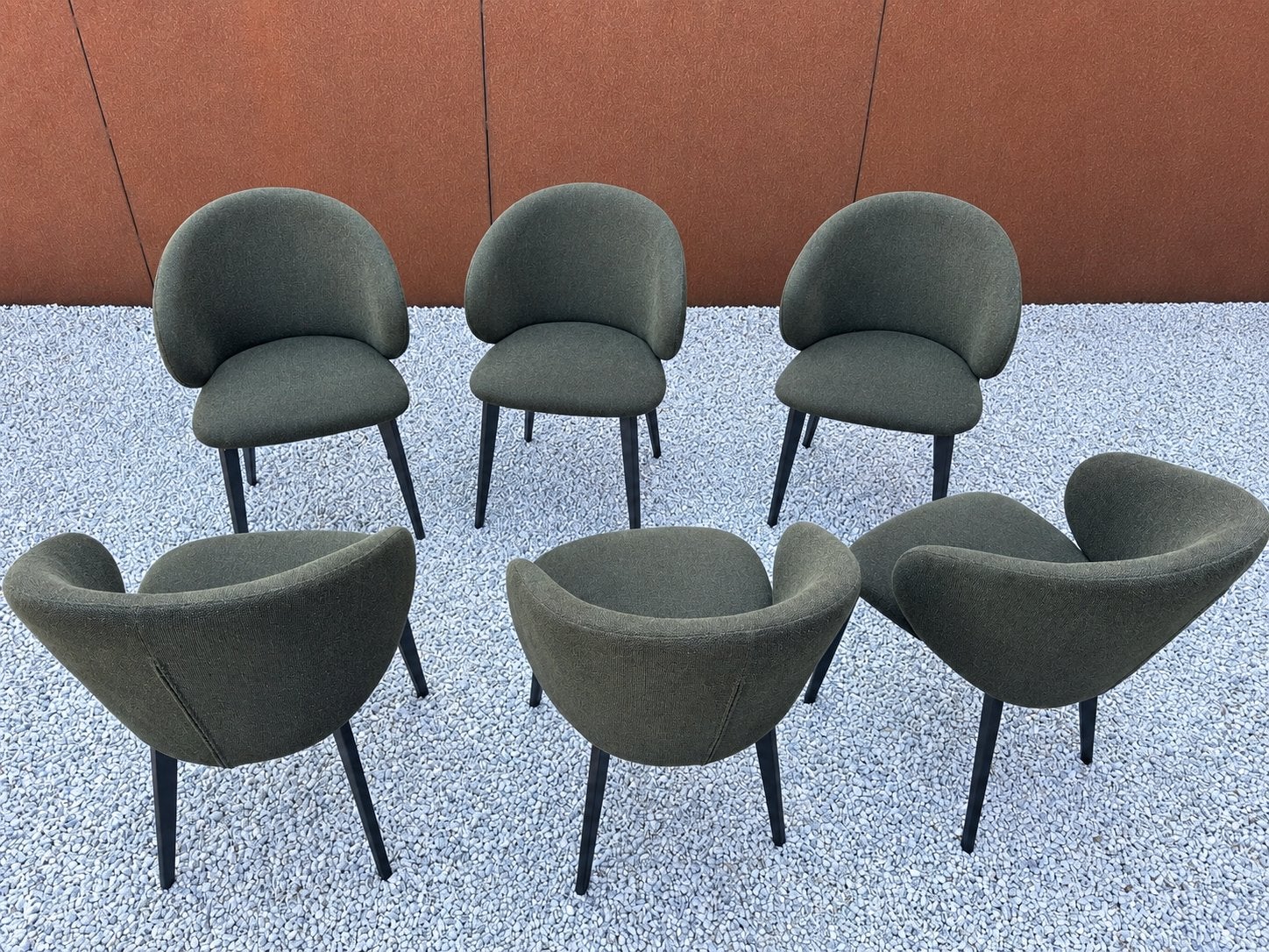 Chaises Weba Andres vert foncé, Autres couleurs, Enlèvement, Confortable, Tissus