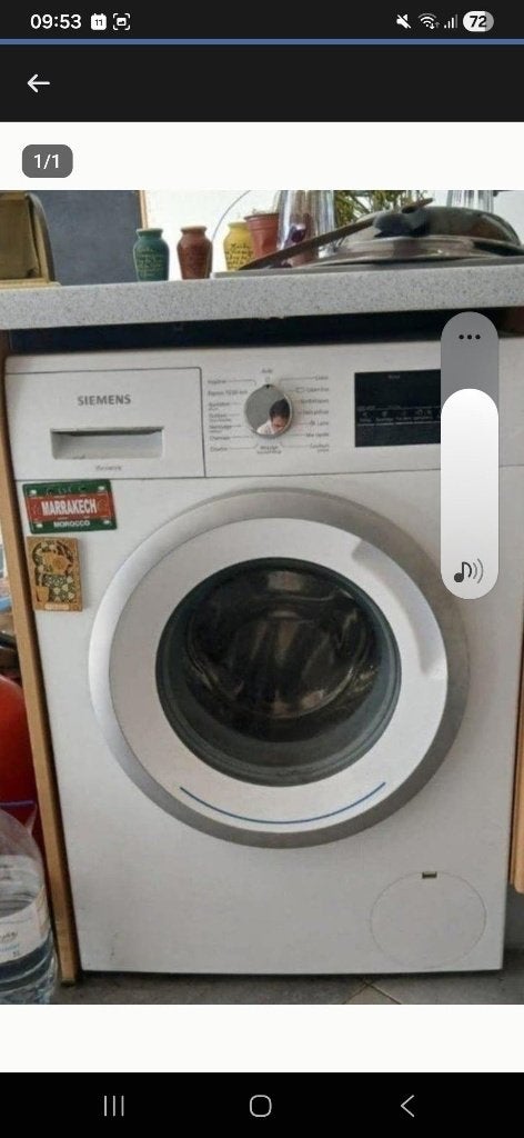 lave linge, Electroménager, Lave-linge, 6 à 8 kg, Enlèvement, Utilisé