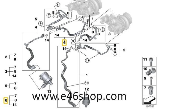 KOELVLOEISTOF TURBO LEIDING BMW OE 11539896893, -, -, Nieuw, Ophalen of Verzenden