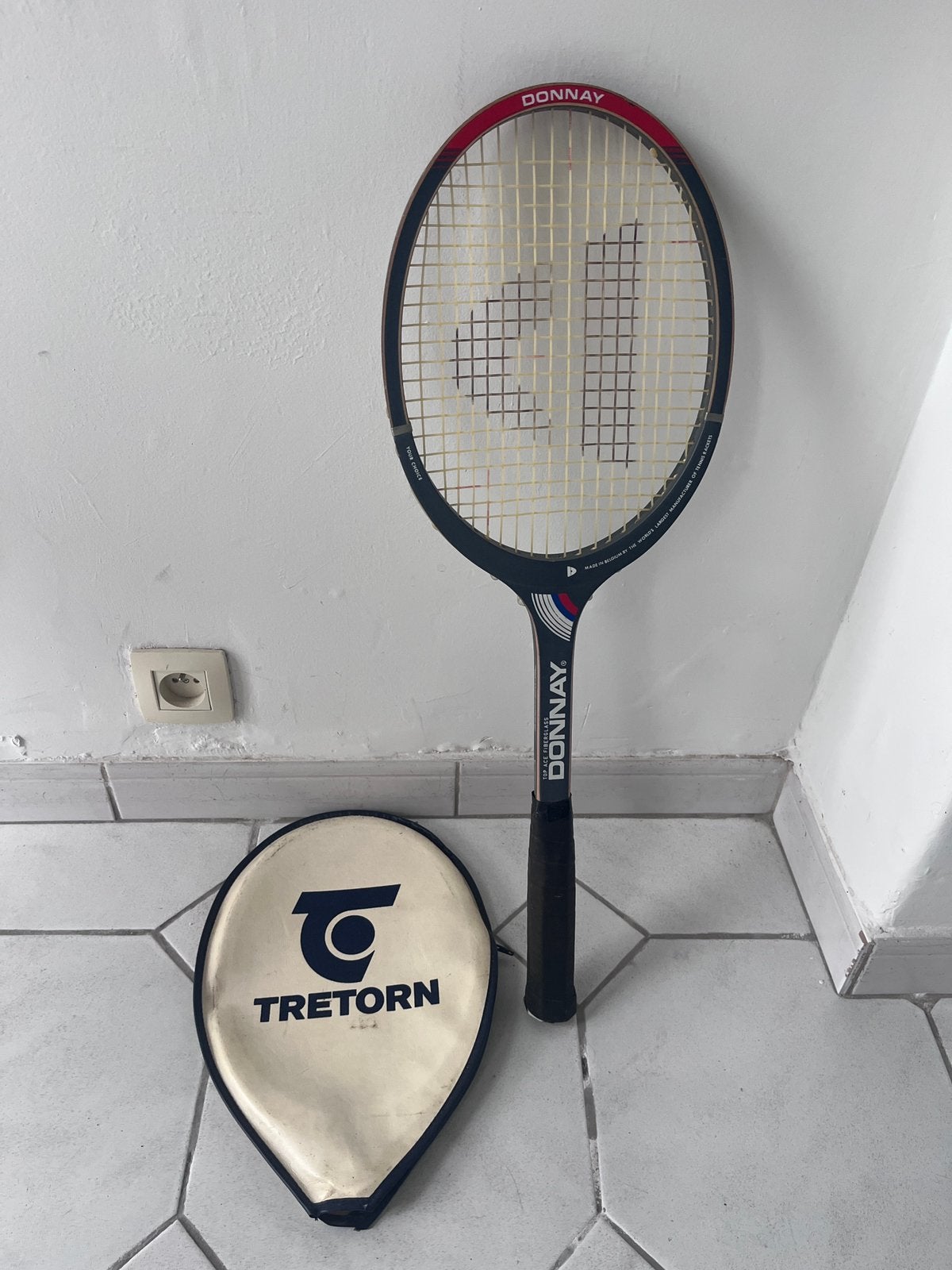 Vintage tennisracket Donnay, Sport en Fitness, Ophalen, Gebruikt, Racket, Overige merken