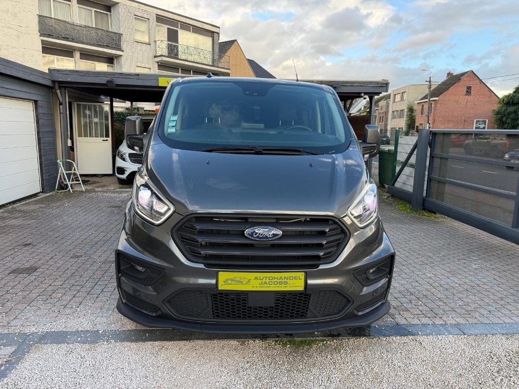 FORD TRANSIT CUSTOM * MS-RT * DUB CAB * AUT * 5ZITPL * L2 *, 1995 cc, Alcantara, 6 deurs, Zilver of Grijs