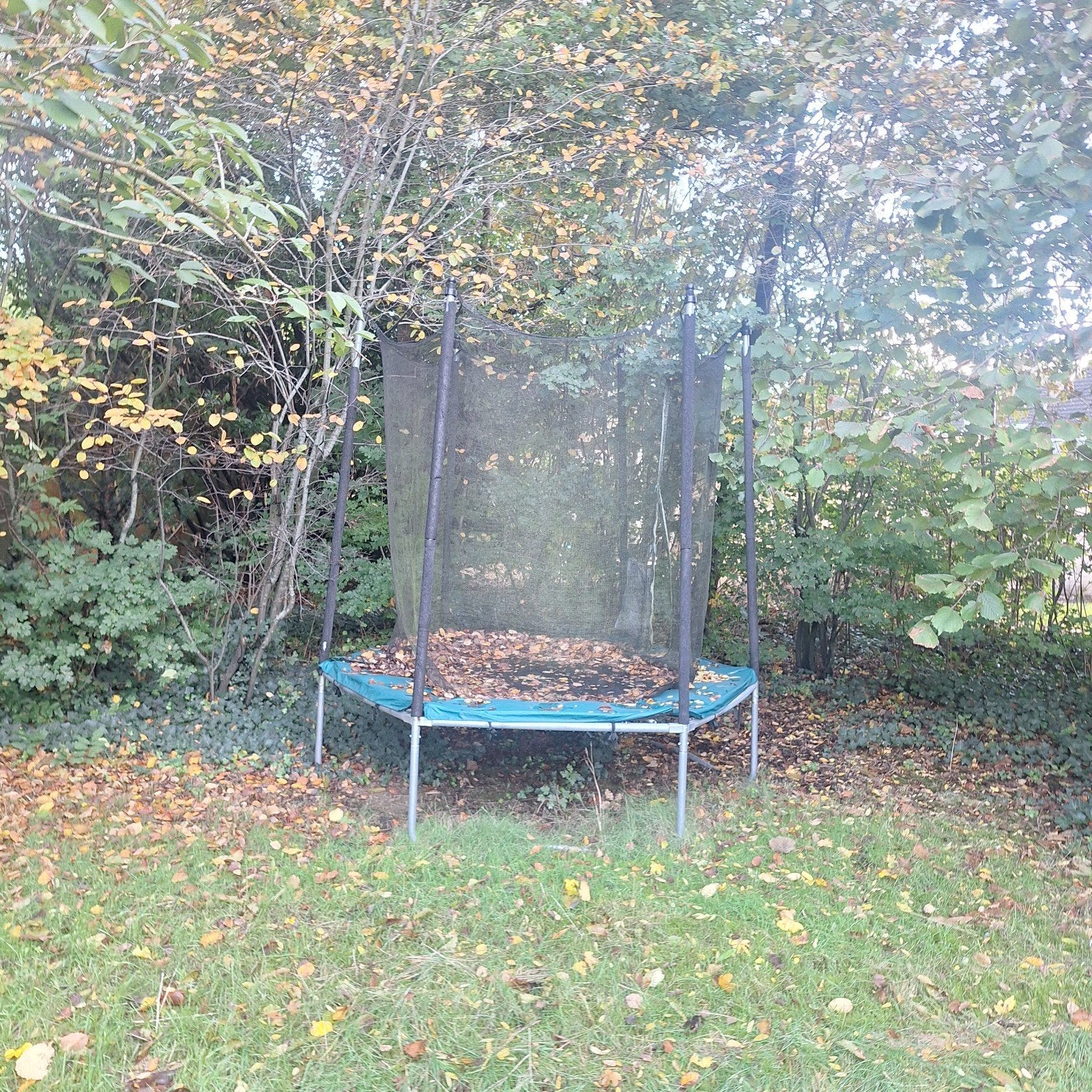 trampoline, Ophalen