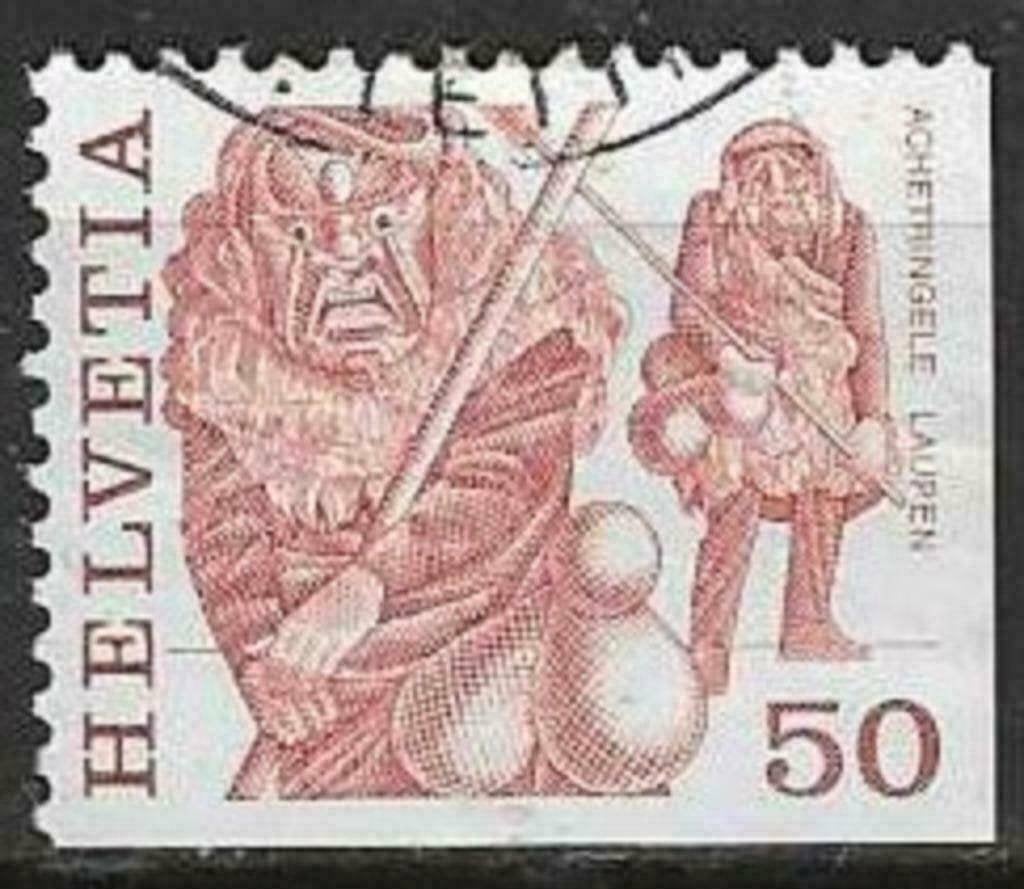 Suisse 1977 - Yvert 1038b - Coutumes populaires (PF), Timbres & Monnaies, Timbres | Europe | Suisse, Envoi, Non oblitéré
