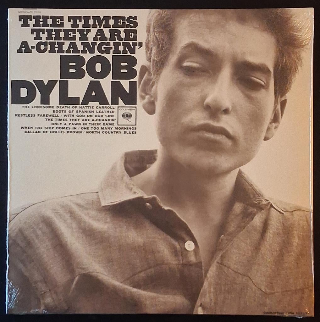 LP Bob Dylan ‎- The Times They Are A-Changin' (New - Sealed), Ophalen of Verzenden, Nieuw in verpakking, 12 inch, Overige genres