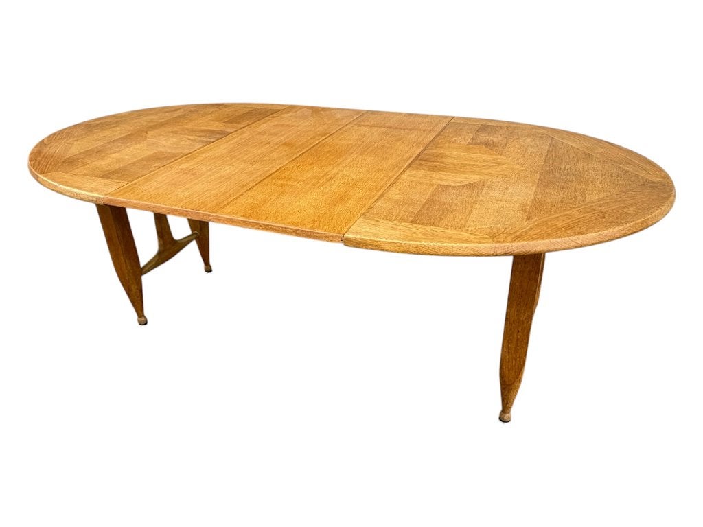 Table de salle à manger Guillerme & Chambron  Chêne  1960, Maison & Meubles, Tables | Tables à manger, Enlèvement, Utilisé, Ovale