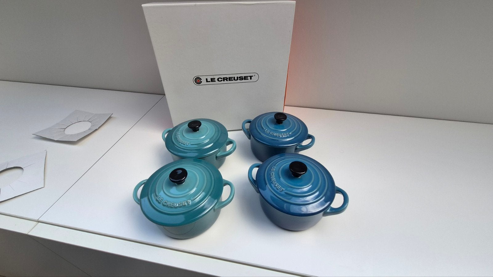 le creuset mini stoofpannen - NIEUW!, Huis en Inrichting, Vaatwasserbestendig, Nieuw, Ophalen of Verzenden, Emaille
