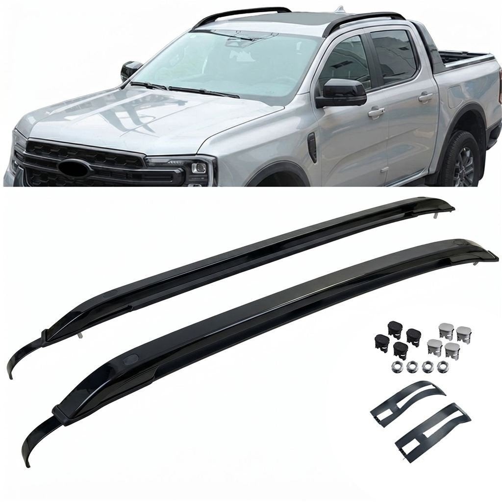 Dakrails Zwart Ford Ranger T9 Double Cab Vanaf 2023, Envoi