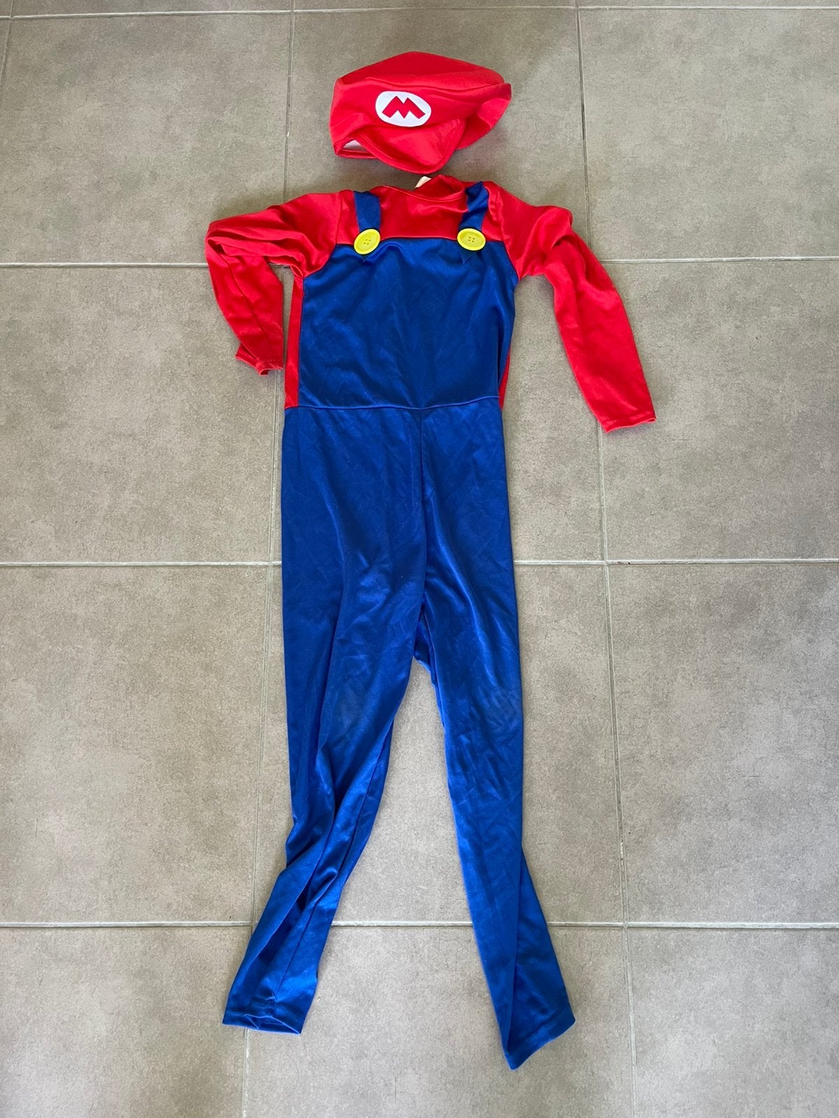Super Mario carnavalskostuum voor kinderen, Kinderen en Baby's, Ophalen of Verzenden, Zo goed als nieuw