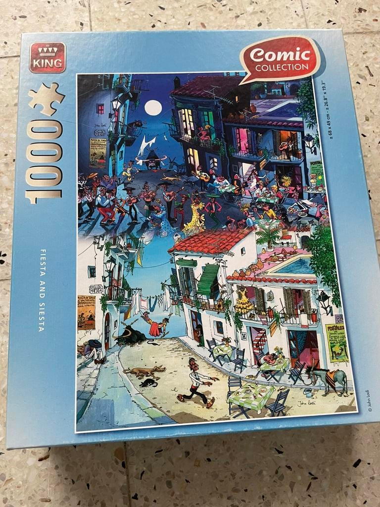 Puzzels 1000 stukken, Enlèvement, 500 à 1500 pièces, Comme neuf, Puzzle