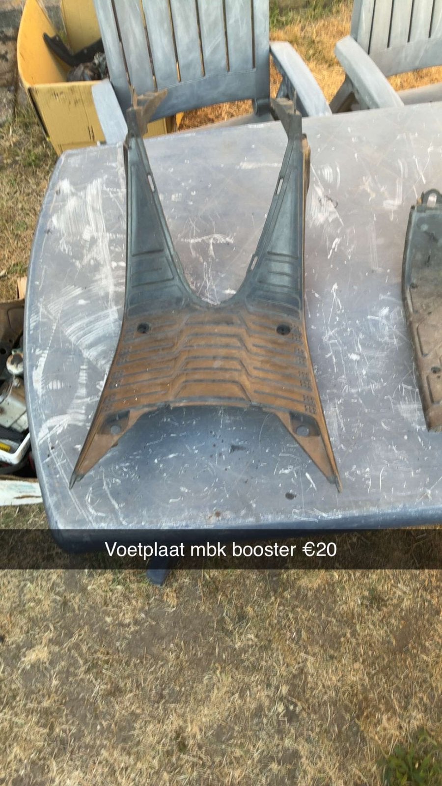 Voetplaat mbk booster, Fietsen en Brommers, Ophalen, Zo goed als nieuw, Kap, Yamaha
