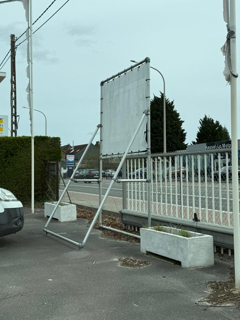 Spandoekframe, Bricolage & Construction, Échafaudages, Enlèvement, Utilisé, Autres types, 2 à 5 mètres