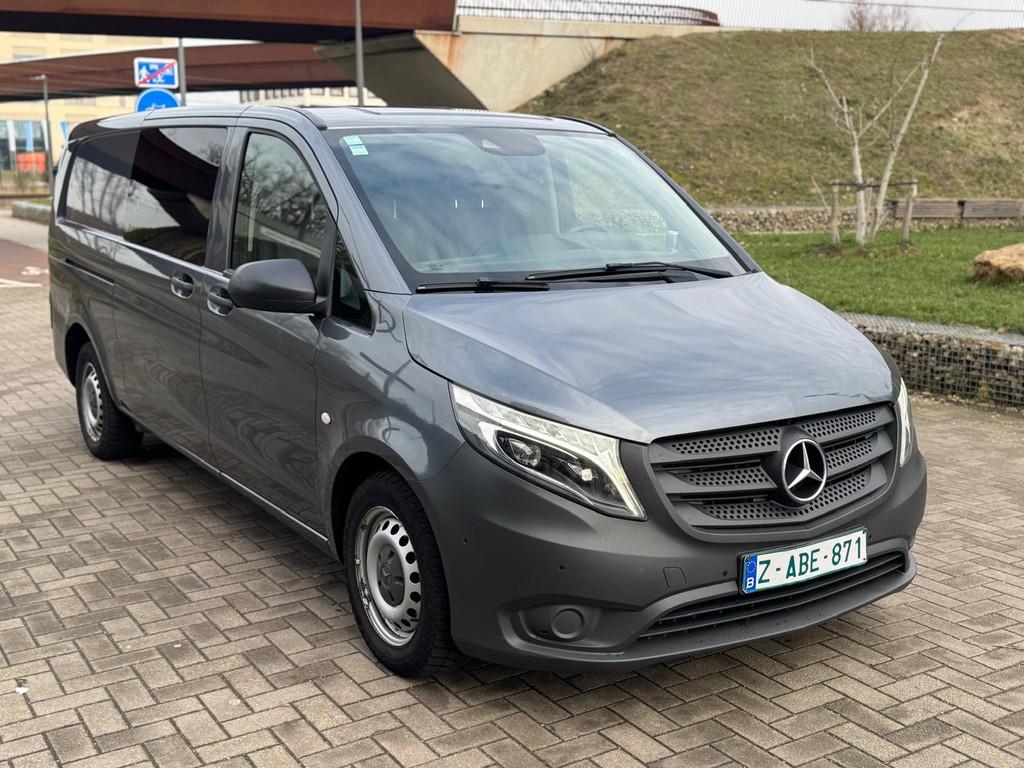 Mercedes Vito | Dubbel Cabine | Automaat, Auto's, Bestelwagens en Lichte vracht, Bedrijf, Te koop, ABS, Adaptieve lichten, Airbags
