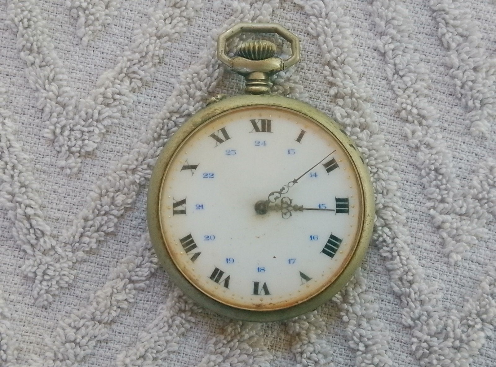 Mooi oud zakhorloge dat moet worden gereviseerd, Handtassen en Accessoires, Horloges | Antiek, Ophalen of Verzenden