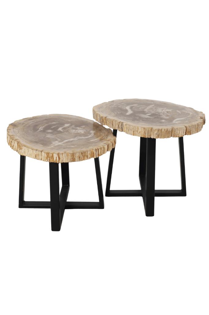 versteend houten salontafels, 50 tot 100 cm, Nieuw, Minder dan 50 cm, Overige houtsoorten