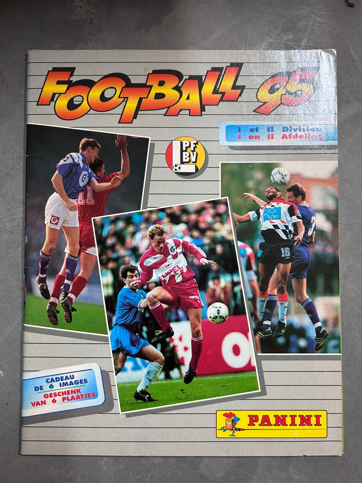 Panini football 95, Enlèvement, Utilisé