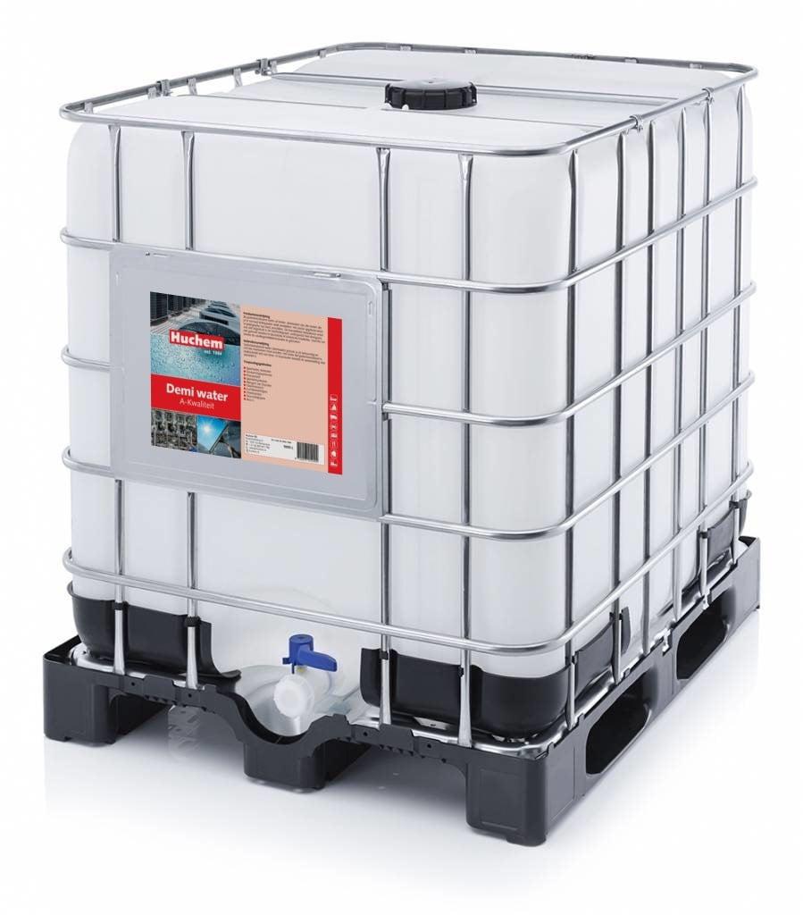 1000L Waterton IBC-container – ideaal voor regenwateropslag, Ophalen, Kunststof, Met kraantje, 150 liter of meer