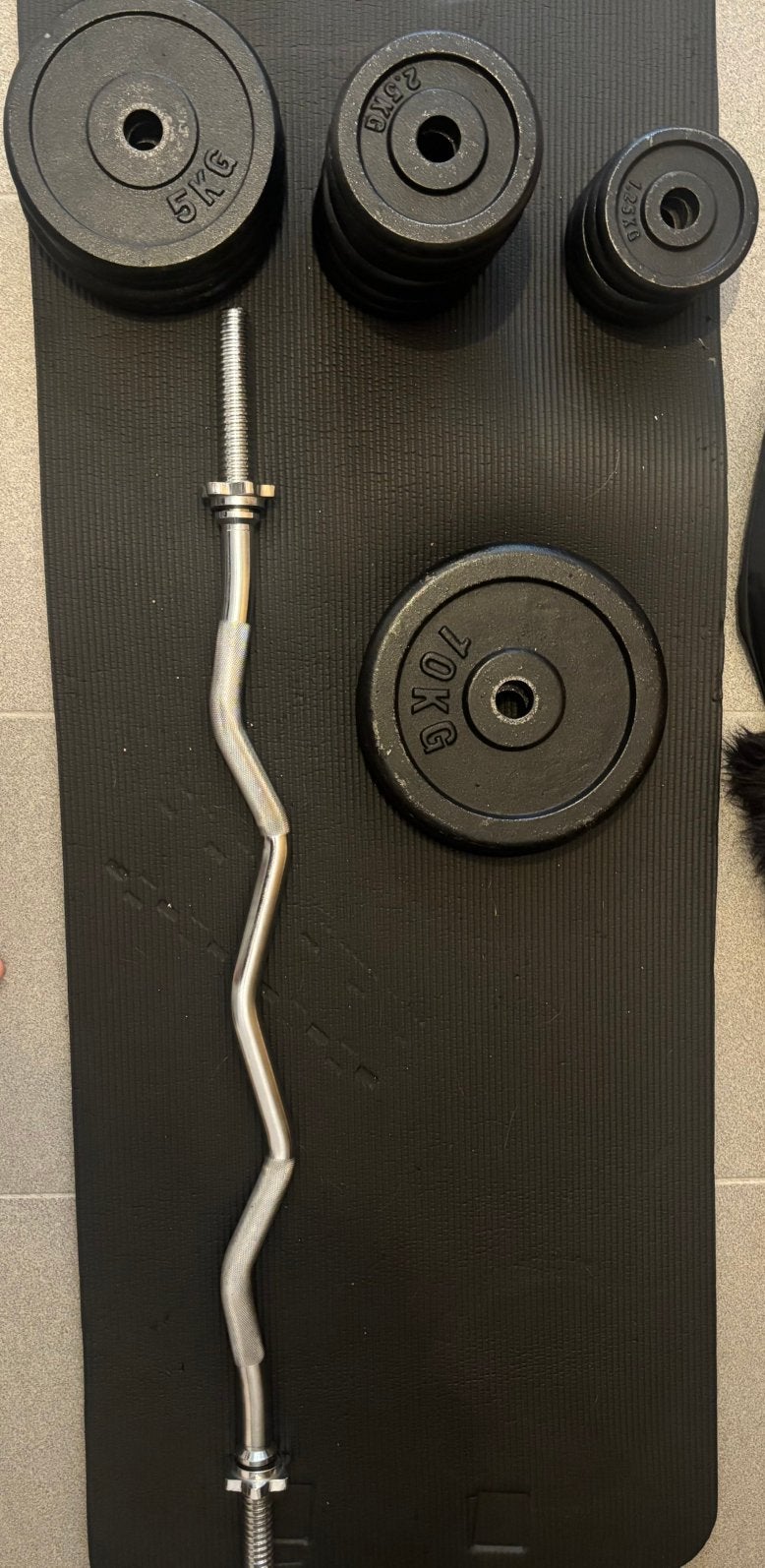 Diverse gewichten - ez barbell - halters, Ophalen, Zo goed als nieuw