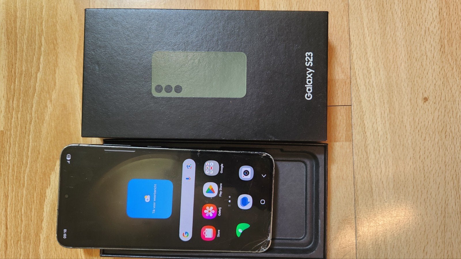 Te koop Samsung galaxy s23  128gb, Telecommunicatie, Mobiele telefoons | Samsung, Ophalen, Gebruikt, Zwart, Touchscreen