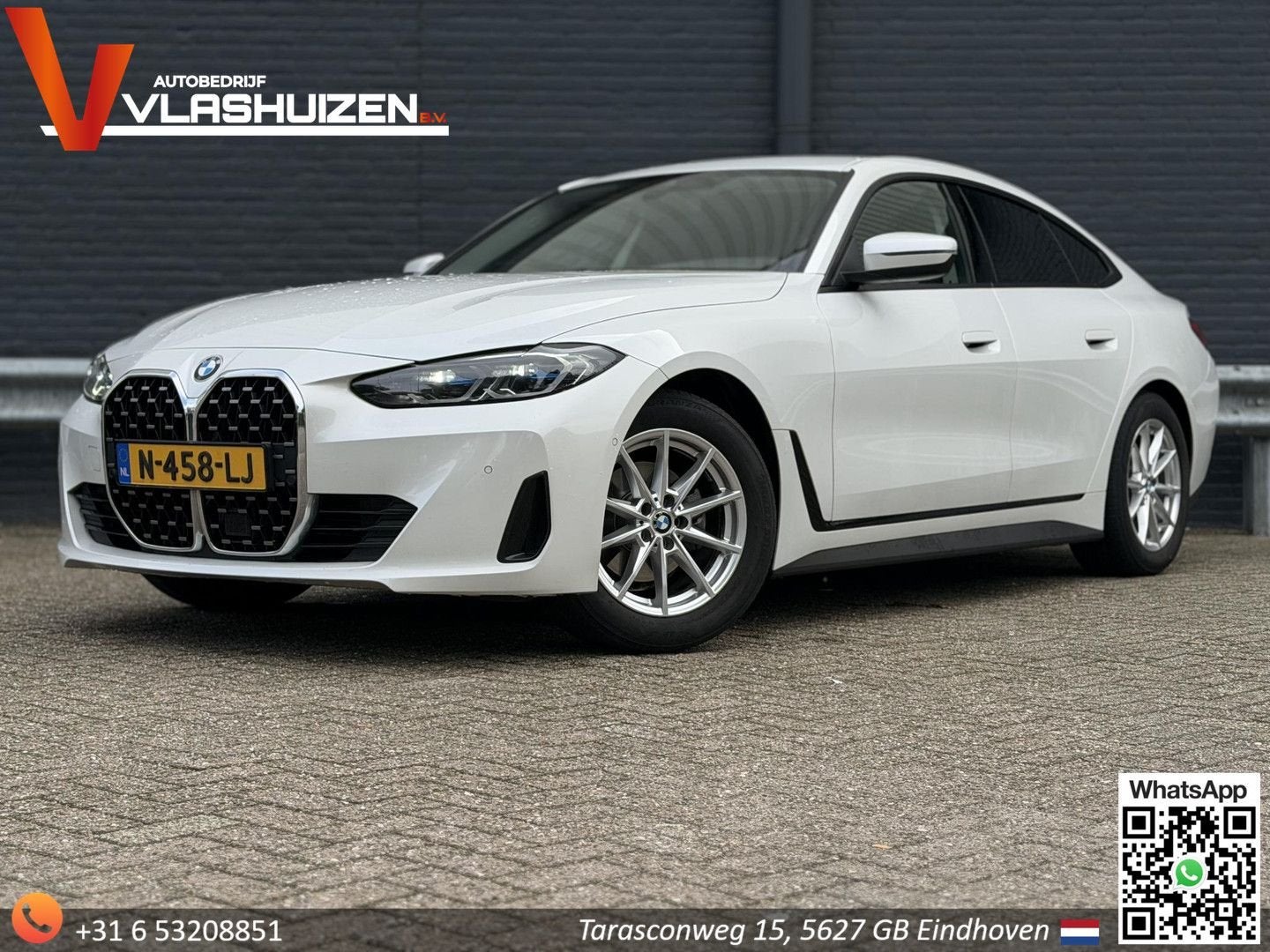 BMW 420 Gran Coupé 4-serie 420i Business Edition Plus | € 18, Auto's, Automaat, Wit, Parkeerassistent, Coupé