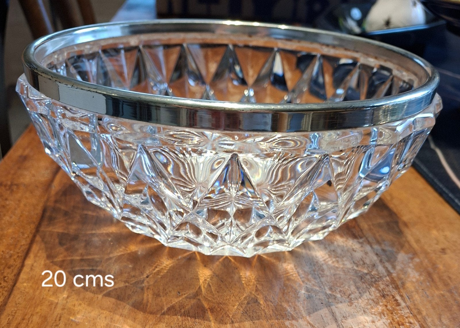 plat en cristal, Antiquités & Art