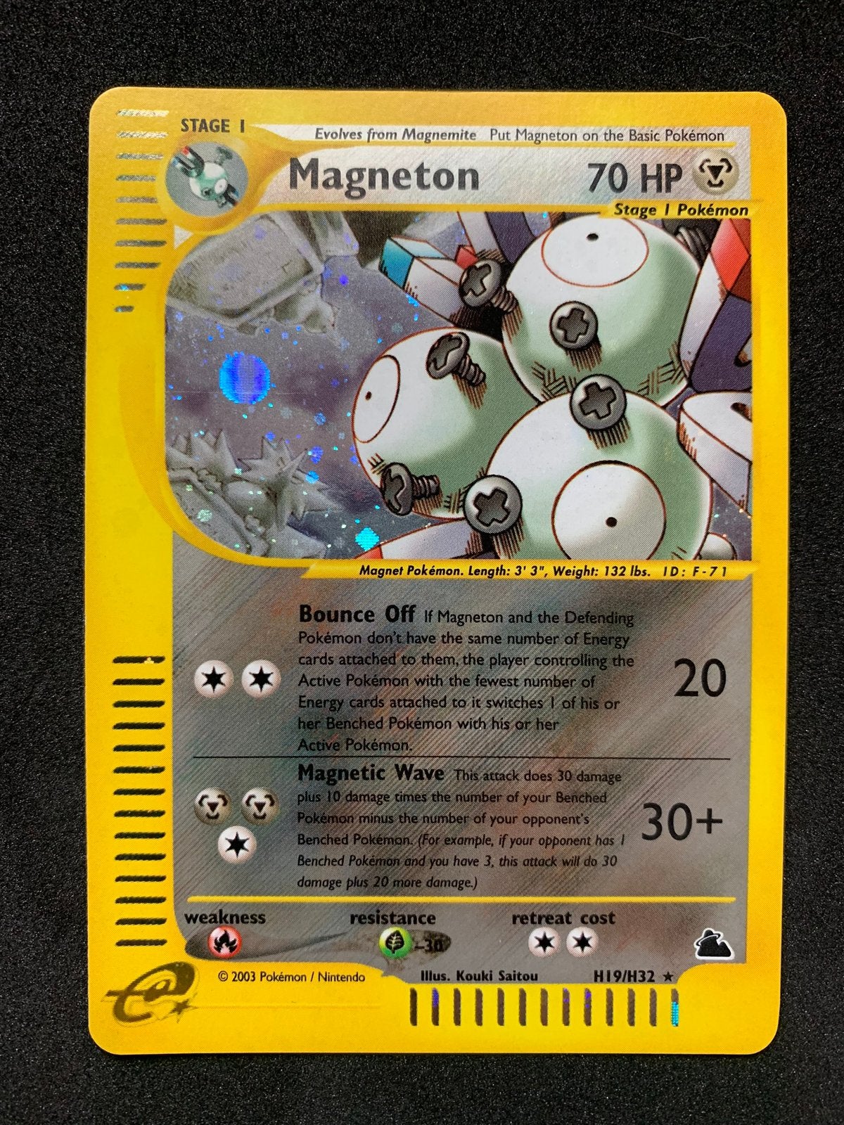 Pokemon Magneton Skyridge H19, Ophalen of Verzenden, Zo goed als nieuw