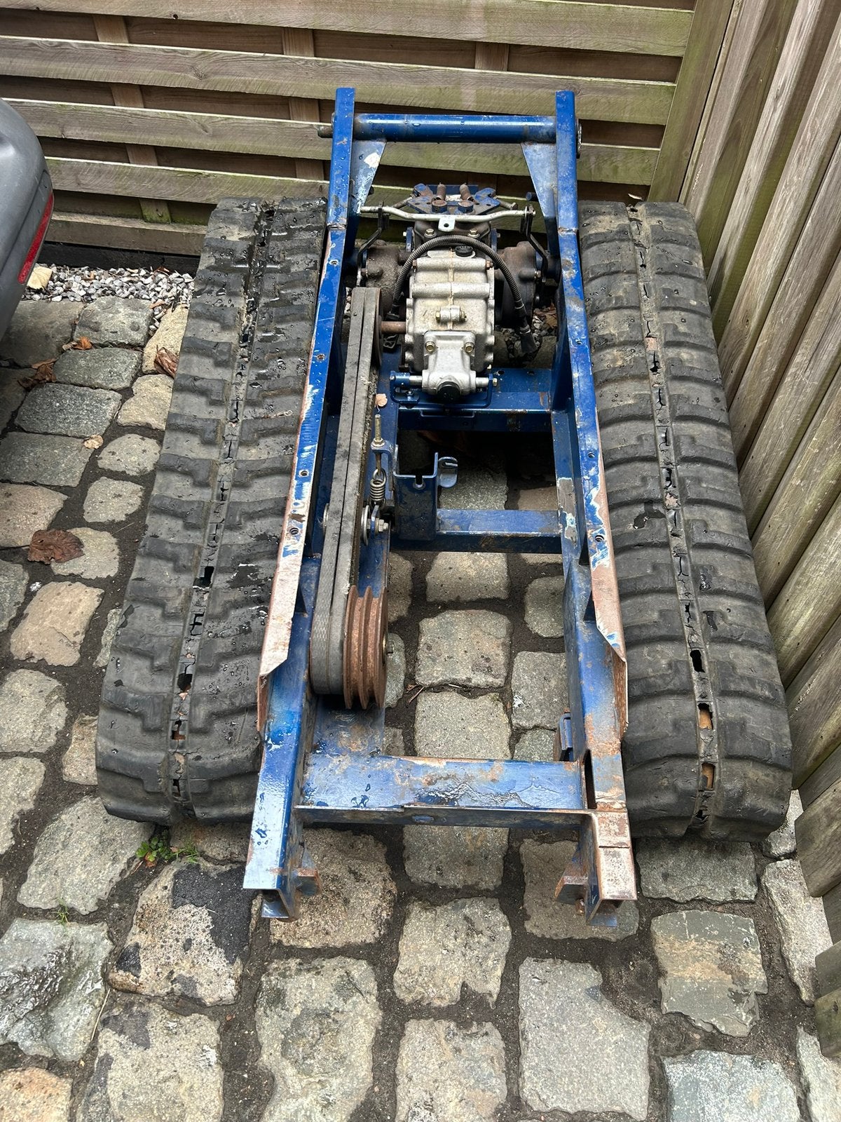 Rupsdumper onderstel project, boite ok tracks, Ophalen, Gebruikt