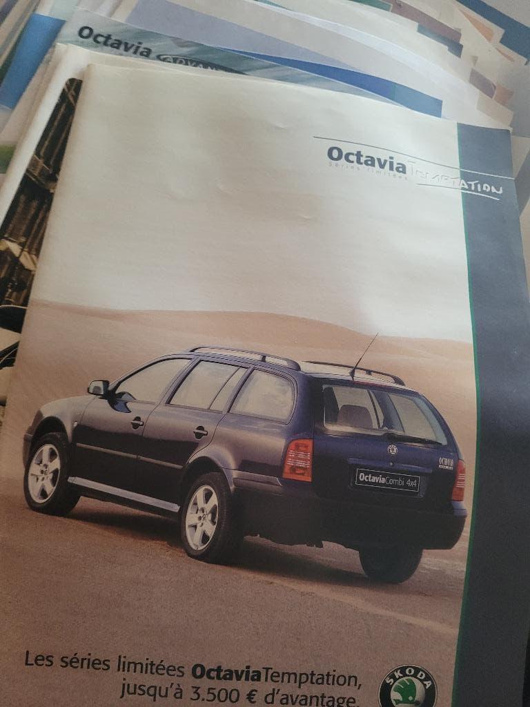 Catalogue Publicitaire Skoda Octavia - Série Temptation, Enlèvement, Comme neuf