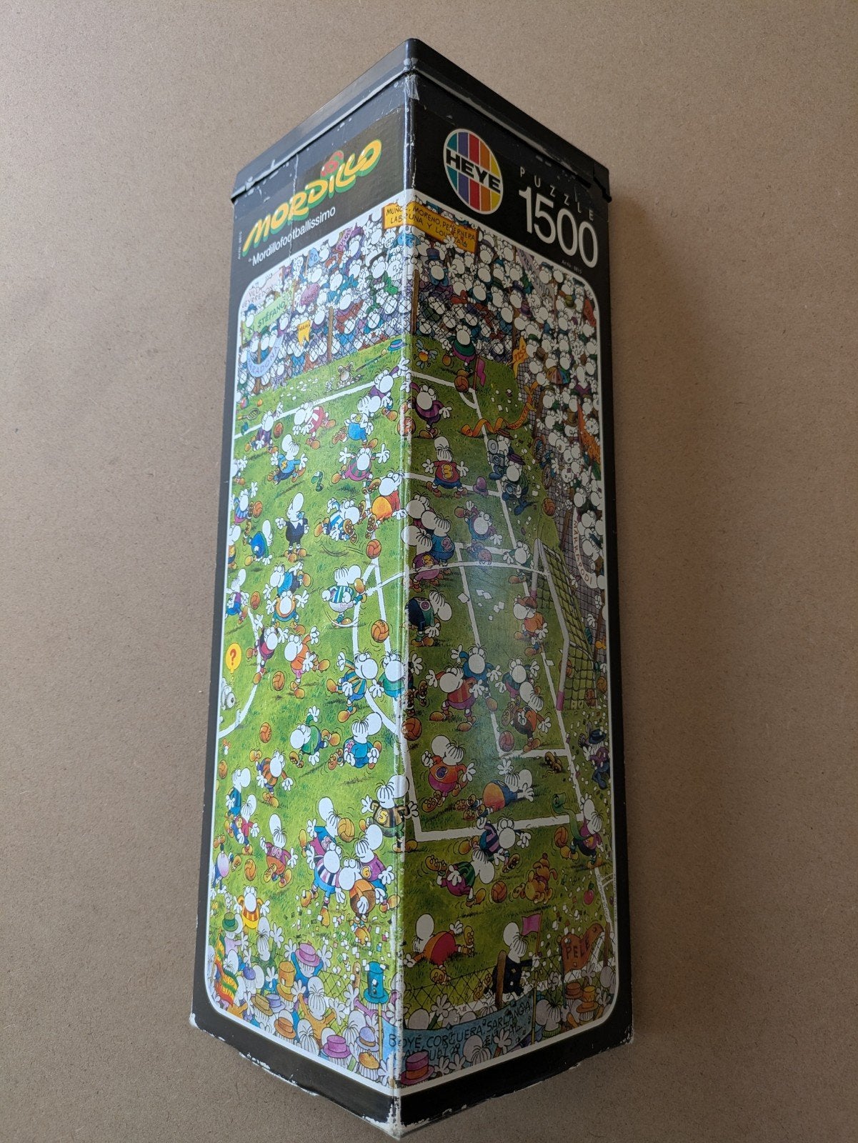 Vintage puzzel Heye Mordillo van 1982, Ophalen, 500 t/m 1500 stukjes, Gebruikt, Legpuzzel