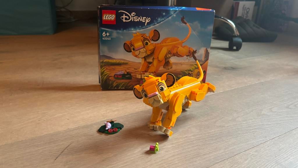 LEGO Disney Simba 43243 — complet avec boîte, Enfants & Bébés, Jouets | Duplo & Lego, Comme neuf, Lego, Ensemble complet, Enlèvement ou Envoi