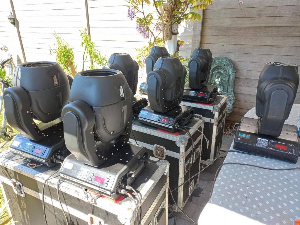 Movingheads futurelight mh660 en mh640, Enlèvement