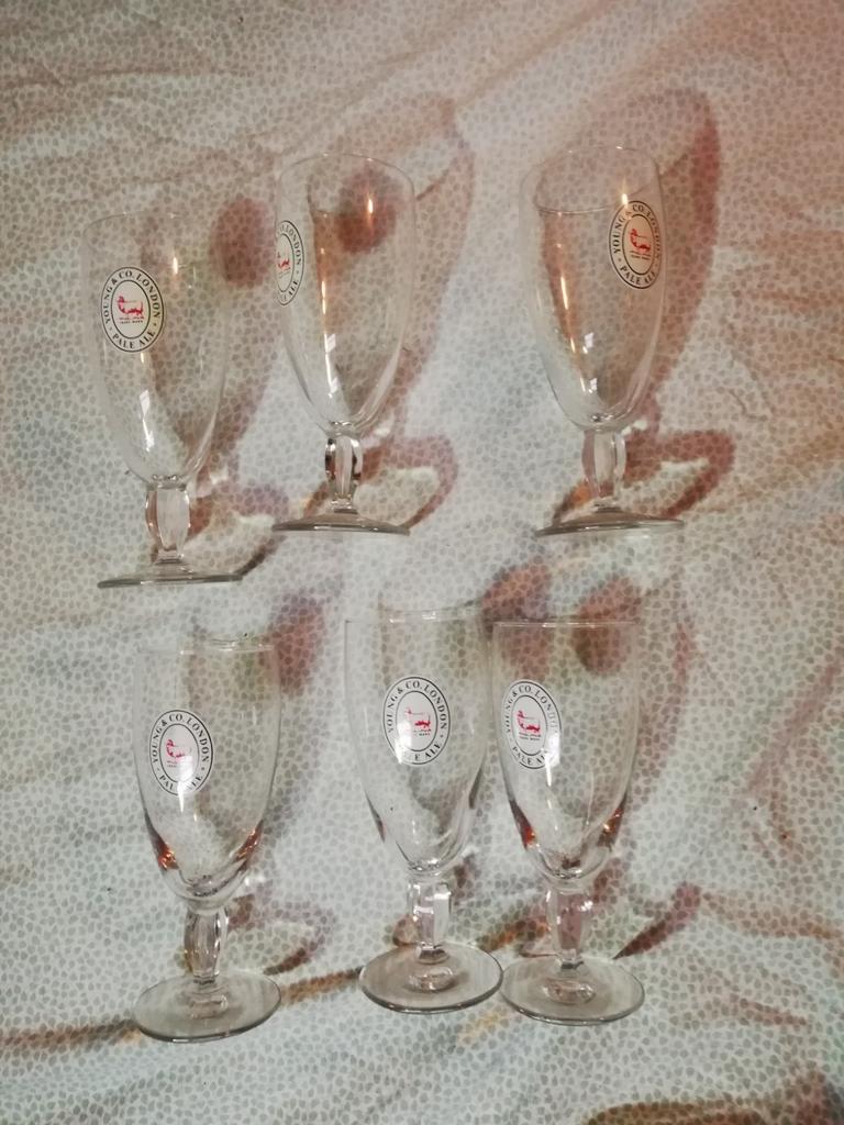 6 verres à bière Pale Ale, Antiquités & Art, Enlèvement