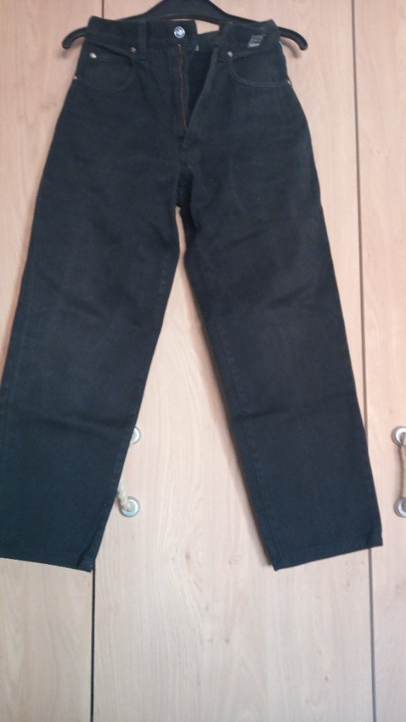 Versace jeansbroek, Kleding | Heren, Spijkerbroeken en Jeans, Zo goed als nieuw, W32 (confectie 46) of kleiner, Zwart, Ophalen of Verzenden