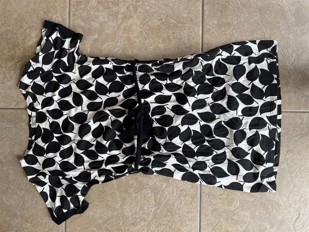 People Tree dames midi-jurk UK 12 - 40 wit 100% katoen A-lij, Ophalen of Verzenden, Zo goed als nieuw, Wit