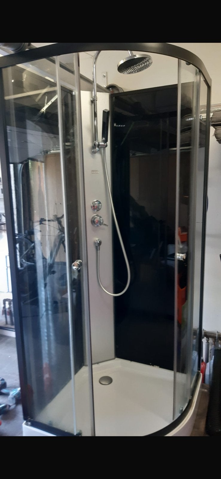 Douche, Enlèvement, Utilisé, Avec douche