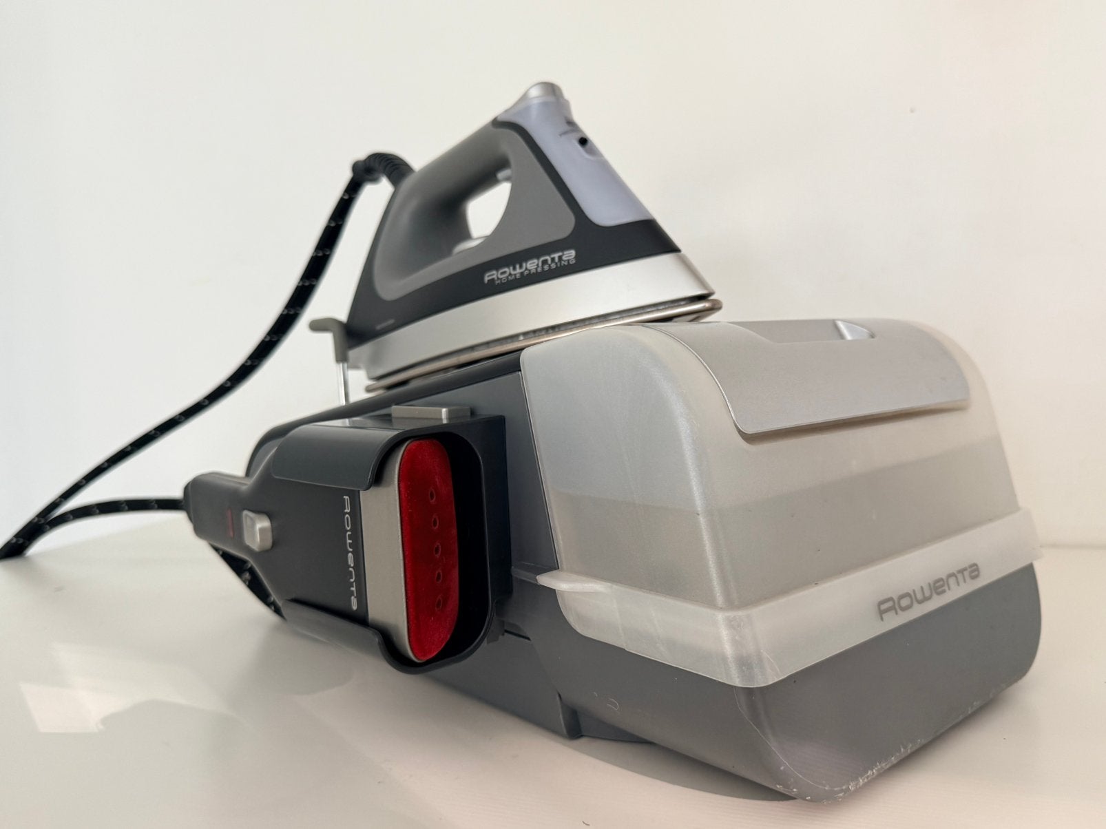 Rowenta Home Pressing Stoomgenerator met Kledingstomer, Elektronische apparatuur, Strijkijzers en Strijkplanken, Ophalen, Zo goed als nieuw