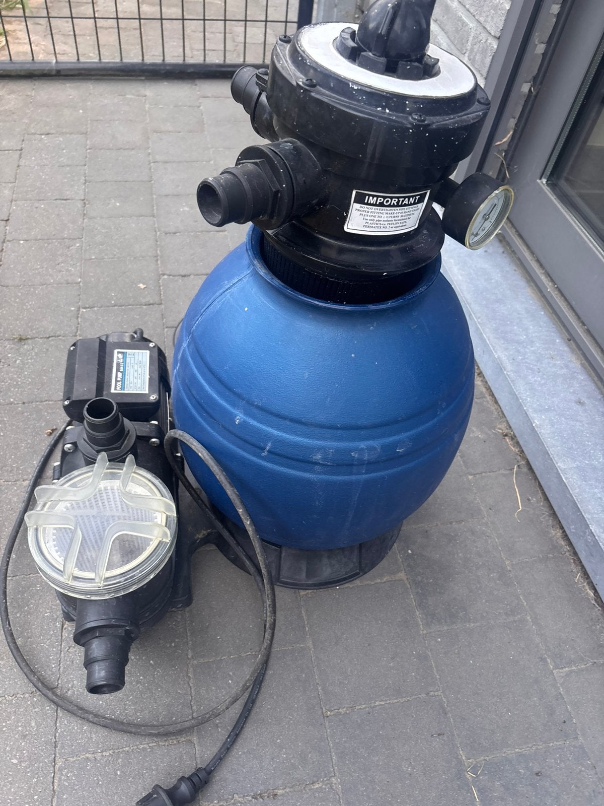 Zandfilter, Ophalen, Gebruikt, Zwembadpomp