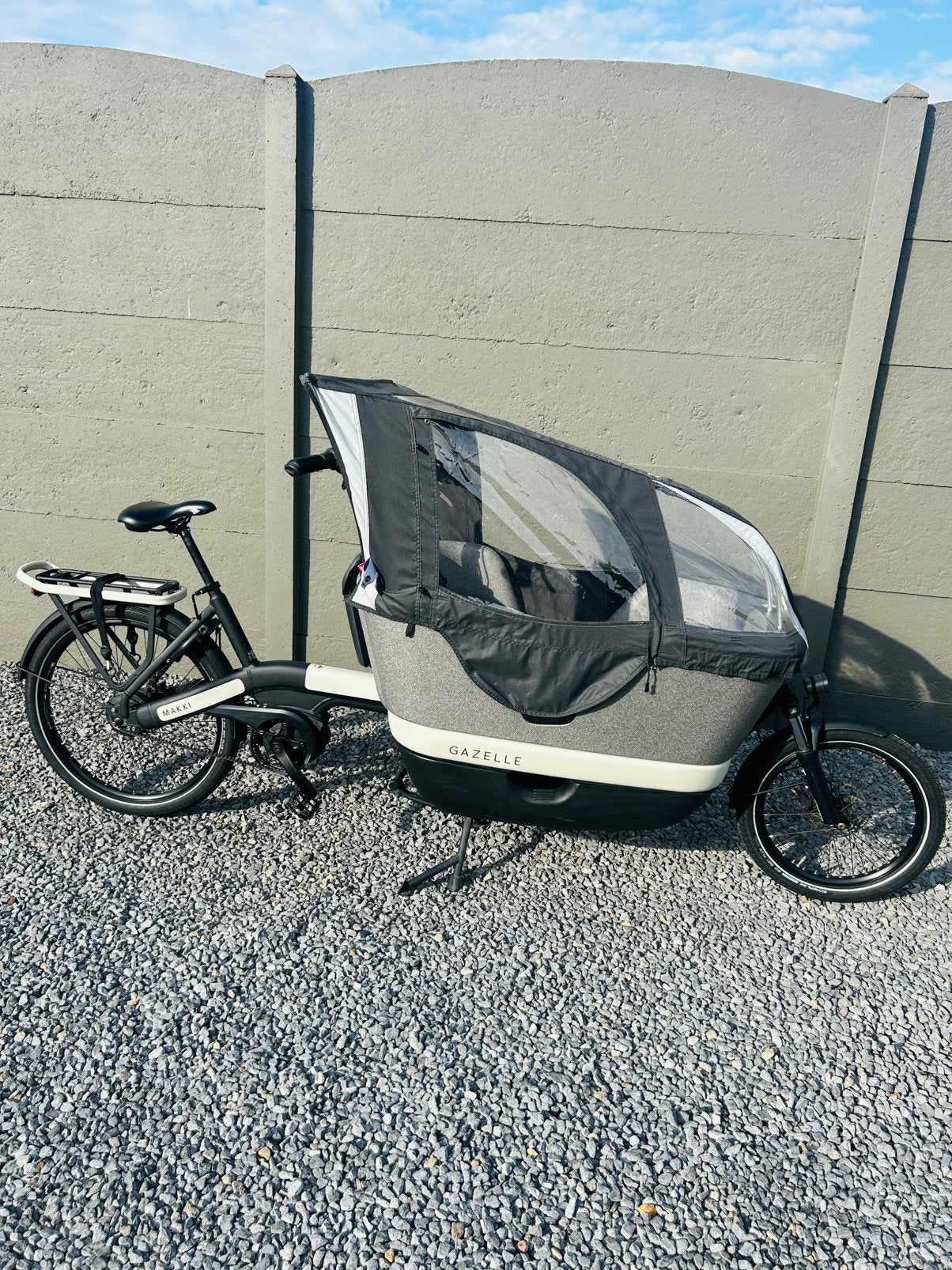 Bakfiets Gazelle Makki, Fietsen en Brommers, Ophalen, Zo goed als nieuw, Gazelle, Huif