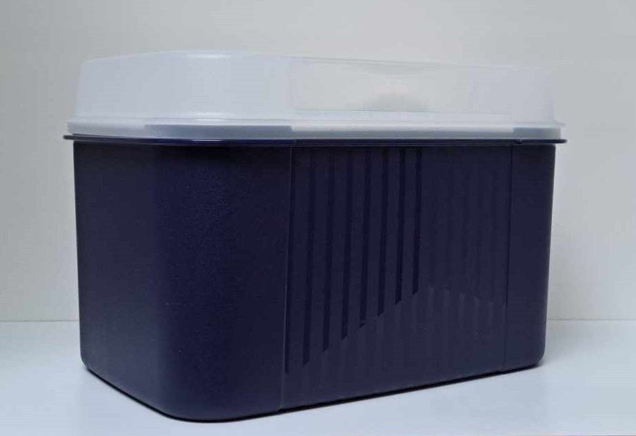 Tupperware™ « TupperTop Harmony » 7,8 liter - donkerblauw, Huis en Inrichting, Keuken | Tupperware, Zo goed als nieuw, Bus of Trommel