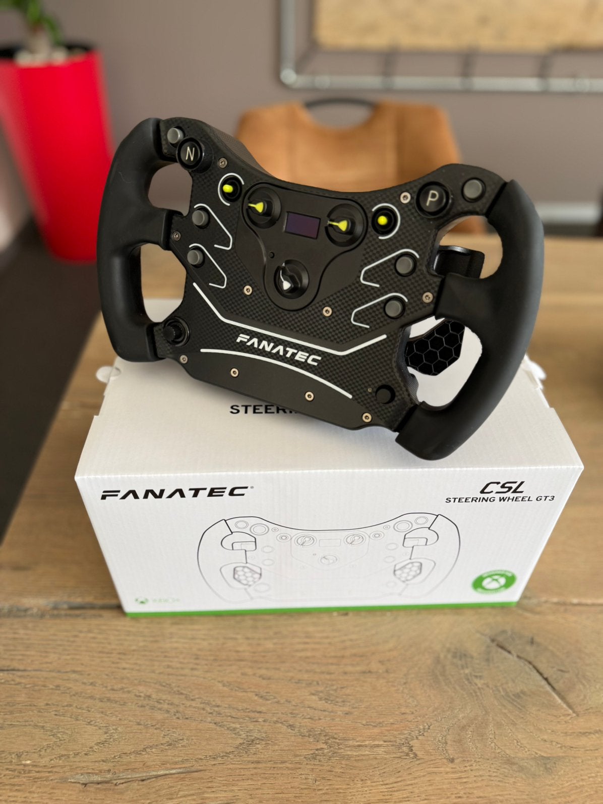 Fanatec CSL GT3 steering wheel + QR2 Lite, Ophalen, Nieuw