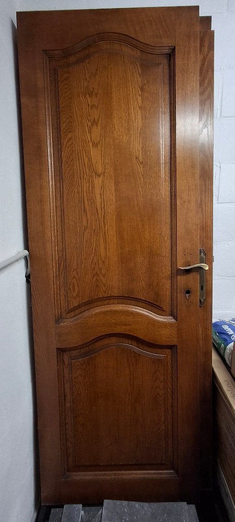 Porte entièrement en chêne, Porte intérieure, Enlèvement, Utilisé, Moins de 80 cm